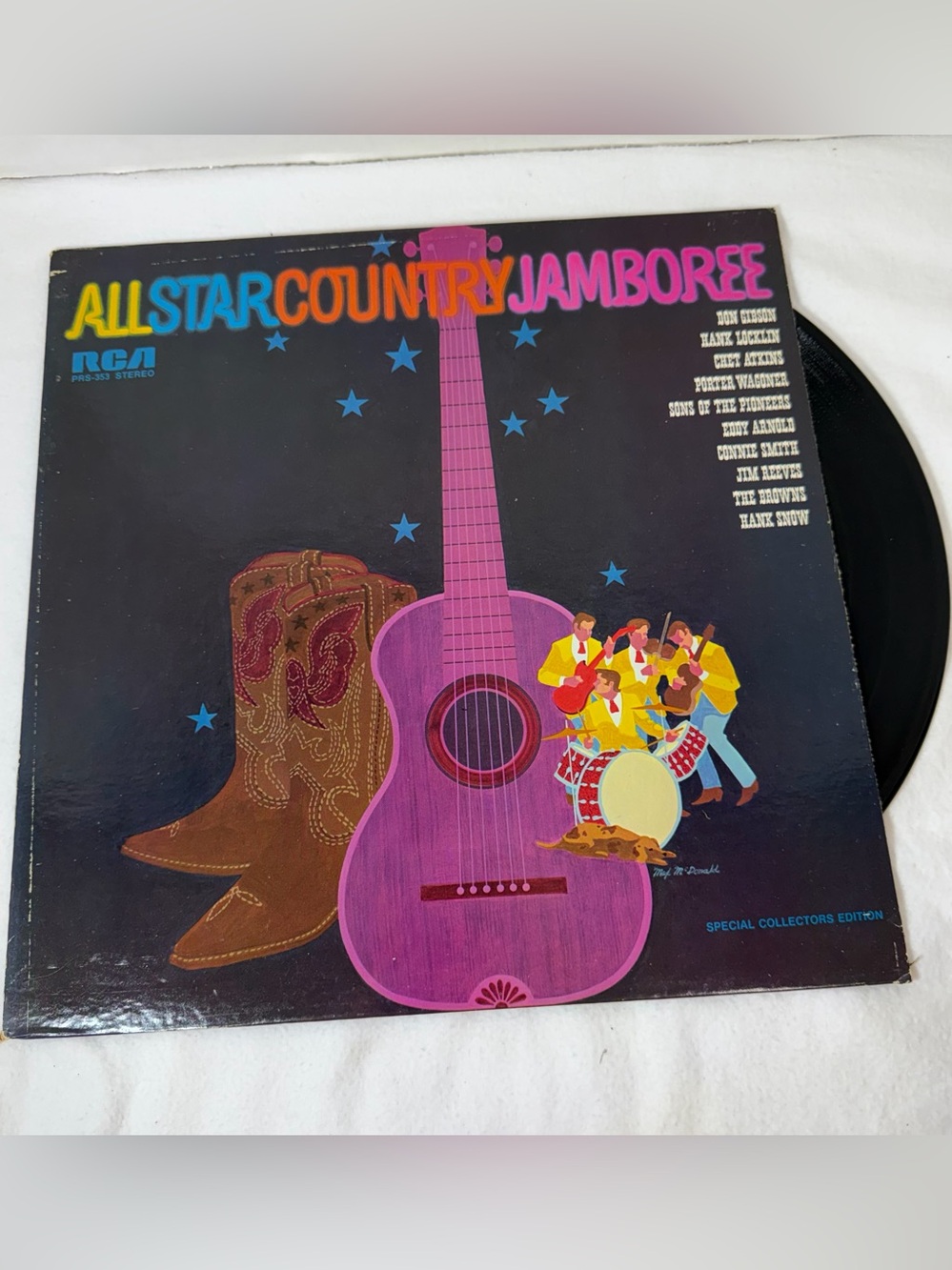 All Star Country Jamboree 1971 Vinyl Record Chet Atkins Porter Wagoner Hank Snow